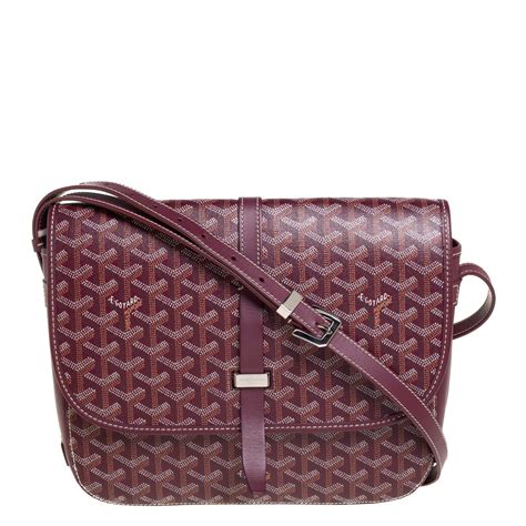 goyard belvedere burgundy|goyard belvedere retail price.